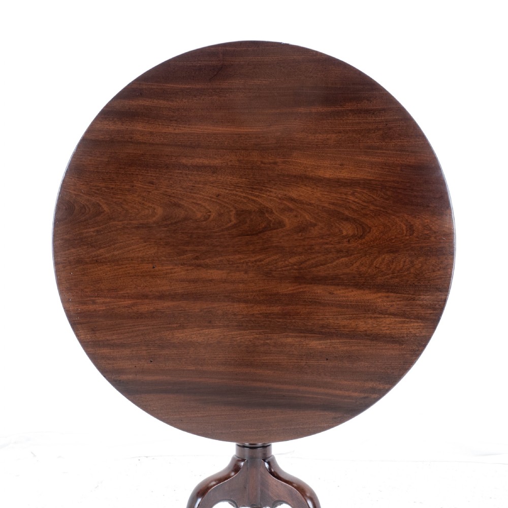 George III Large Mahogany Tripod Supper Table C1760 (Georgian) View IV