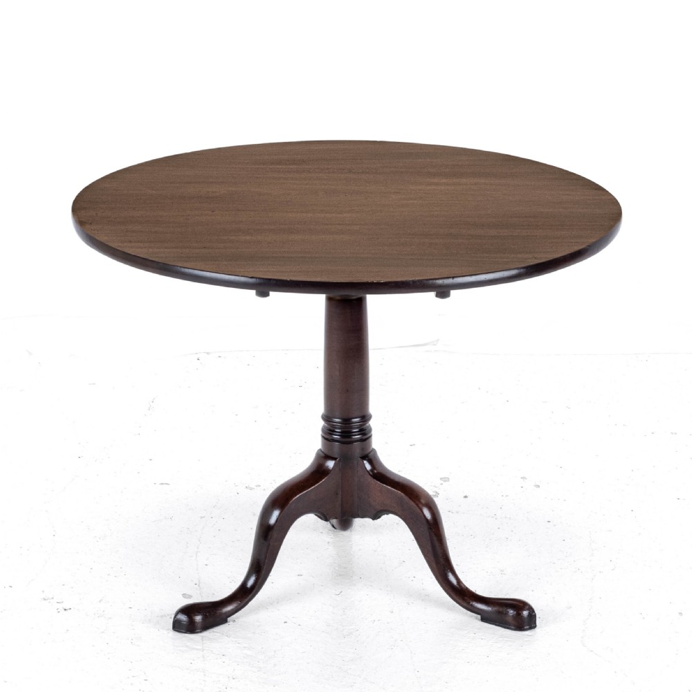 George III Large Mahogany Tripod Supper Table C1760 (Georgian) View V