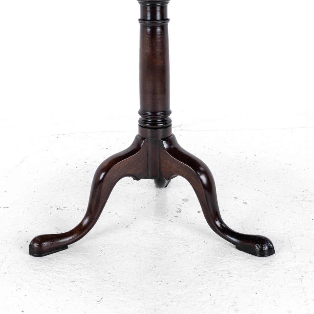 George III Large Mahogany Tripod Supper Table C1760 (Georgian) View IX