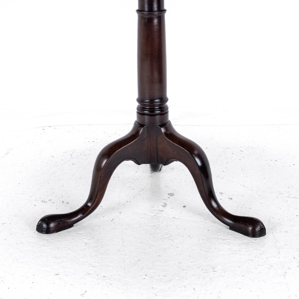 George III Large Mahogany Tripod Supper Table C1760 (Georgian) View XI