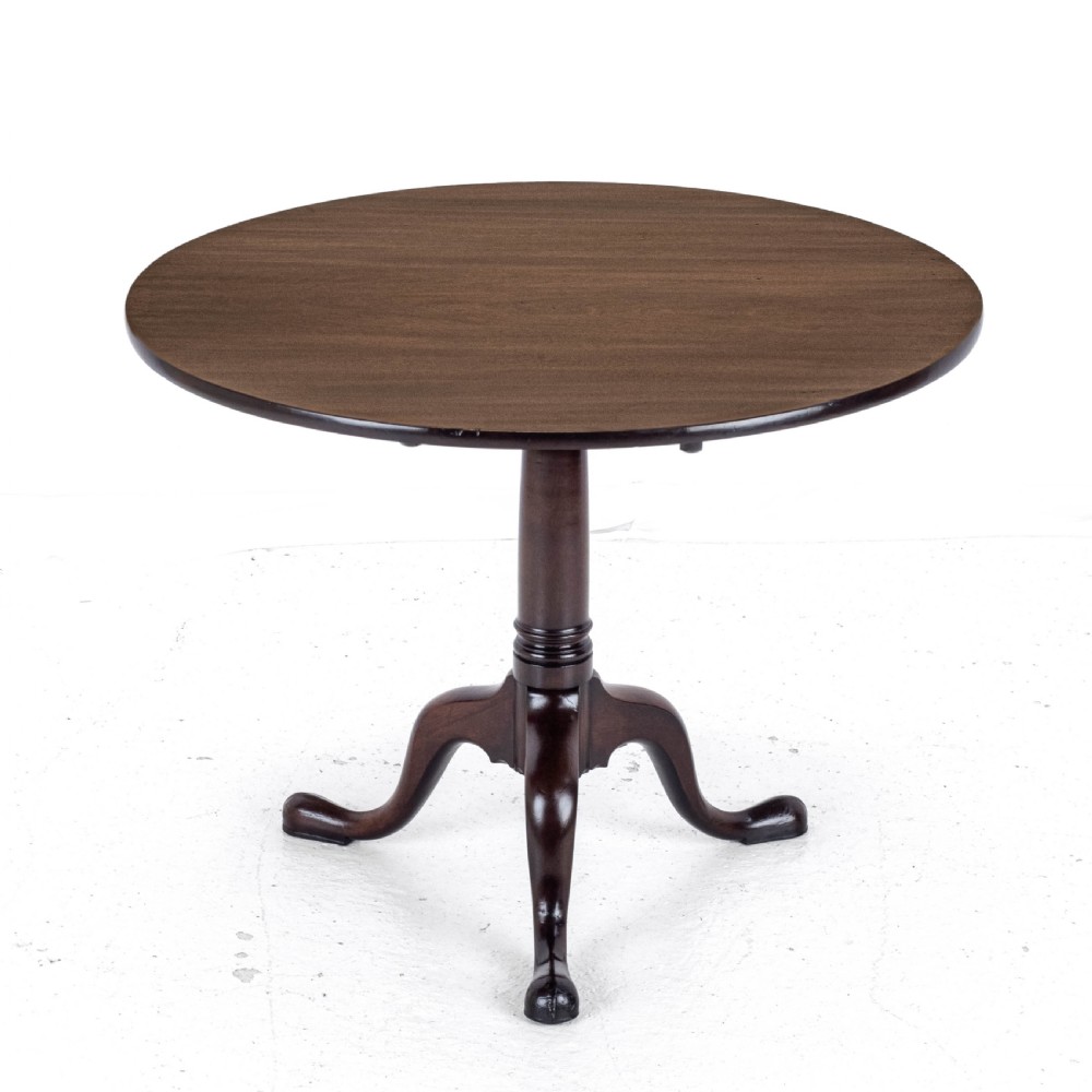 George III Large Mahogany Tripod Supper Table C1760 (Georgian) View XV