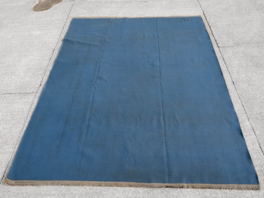 Chinese Art Deco Monochrome Solid Carved Carpet C1930 12'6