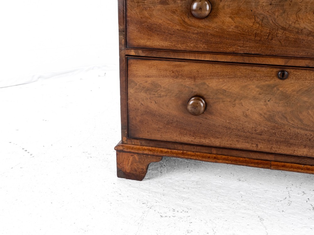 Victorian Mahogany Tall Straight Front Chest of Drawers C1860 (Tallboy) View IX