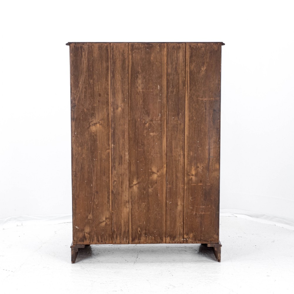 Victorian Mahogany Tall Straight Front Chest of Drawers C1860 (Tallboy) View XVII