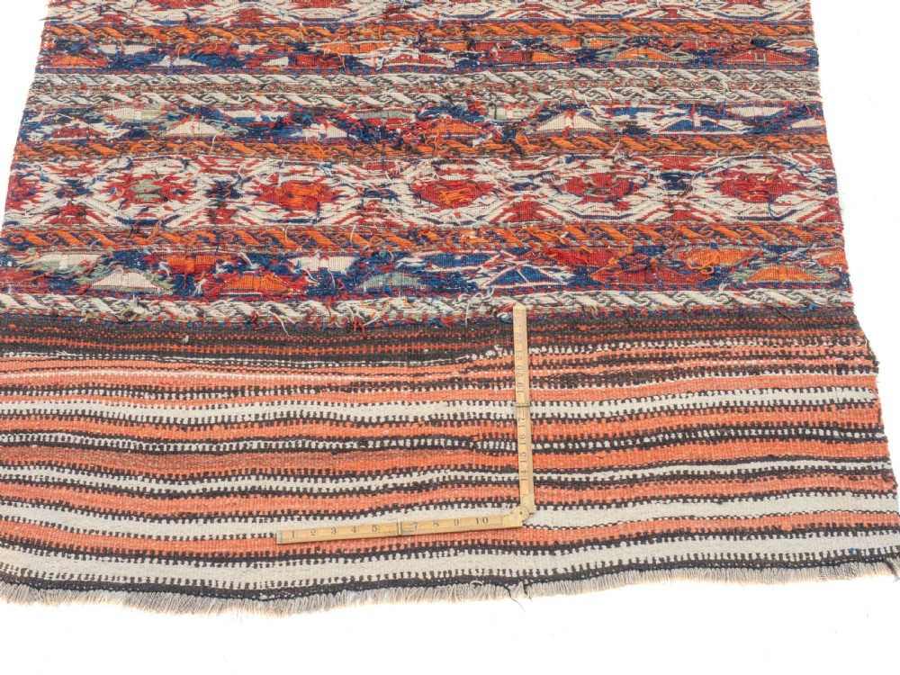 Kurdish Persian Flat Weave Northwest Rug 8'x3'10