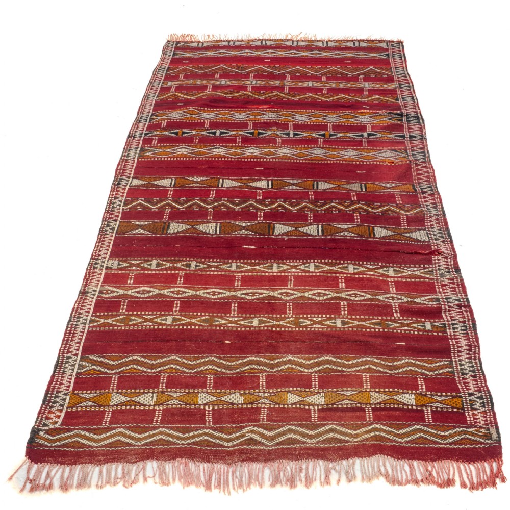 Moroccan Flat Weave Rug 9'5