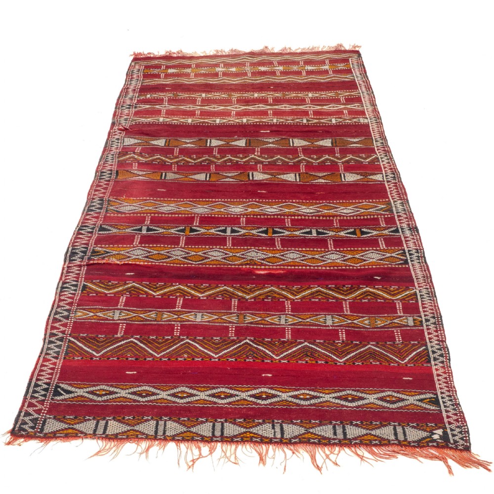 Moroccan Flat Weave Rug 9'5