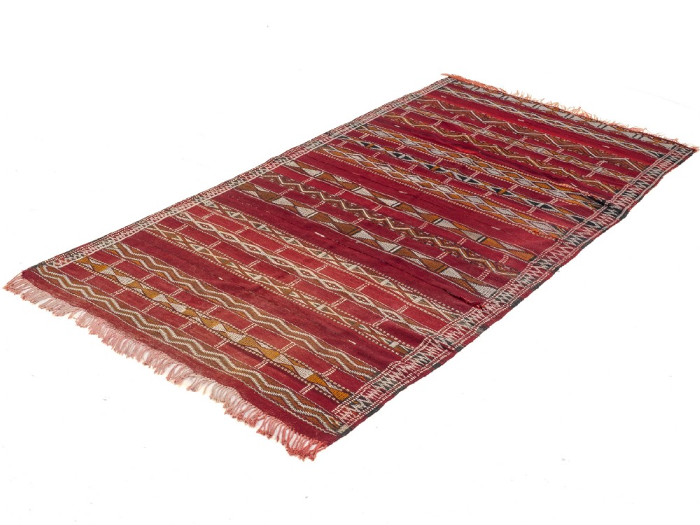 Moroccan Flat Weave Rug 9'5