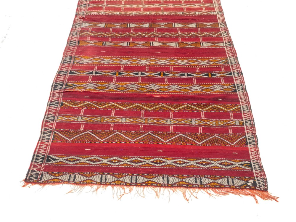 Moroccan Flat Weave Rug 9'5