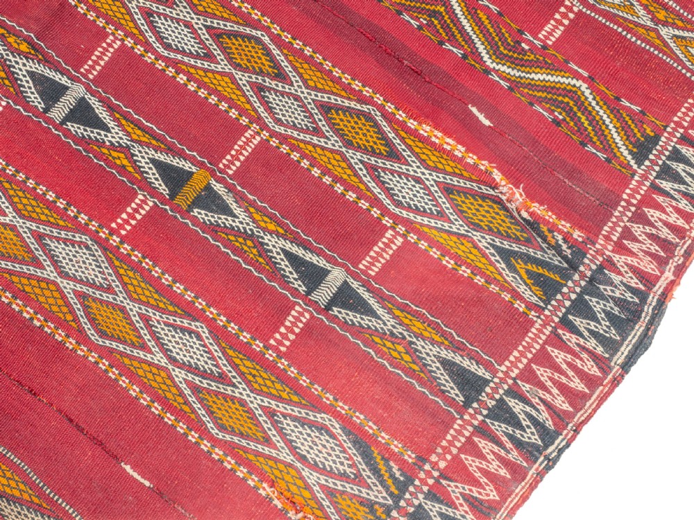 Moroccan Flat Weave Rug 9'5