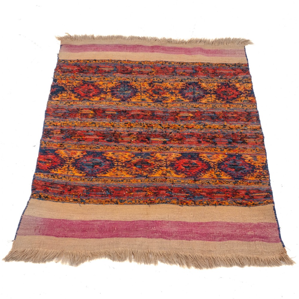 Northwest Persian Soumak Flat Weave Panel/Rug 4'3