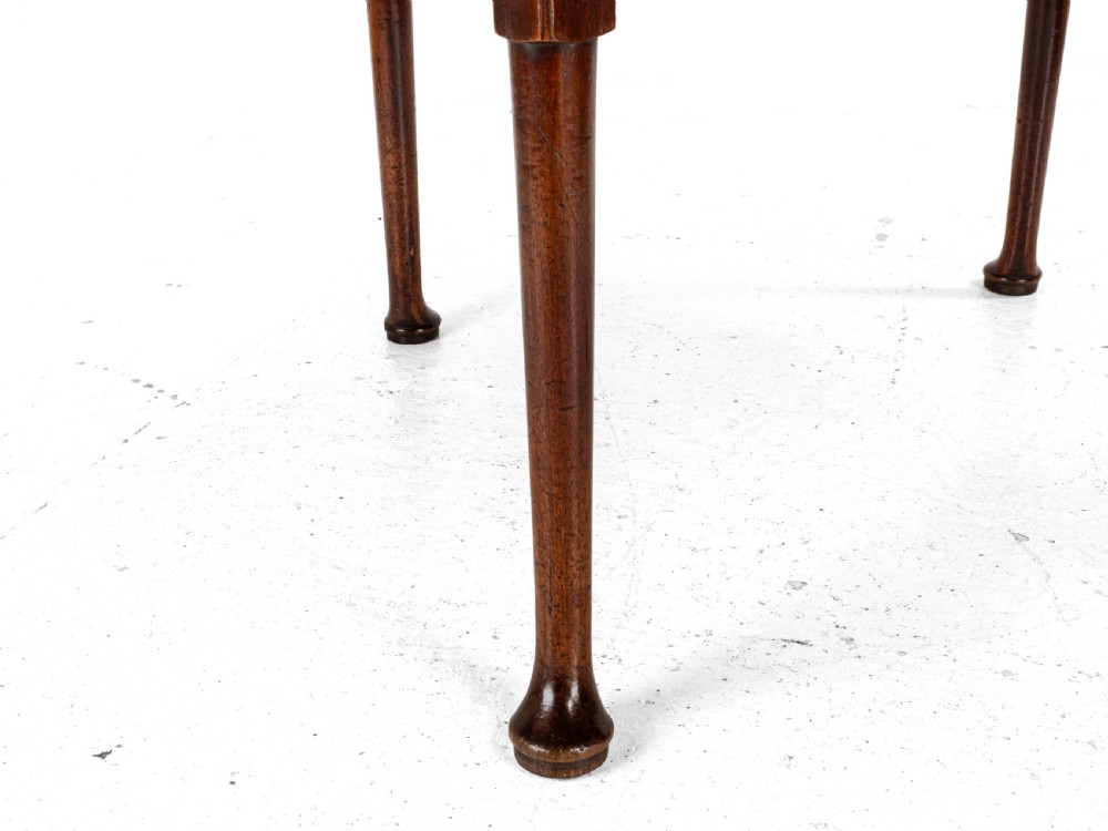 George II Mahogany Drop Leaf Pad Foot Dining Table C1750 (Georgian) View XIV