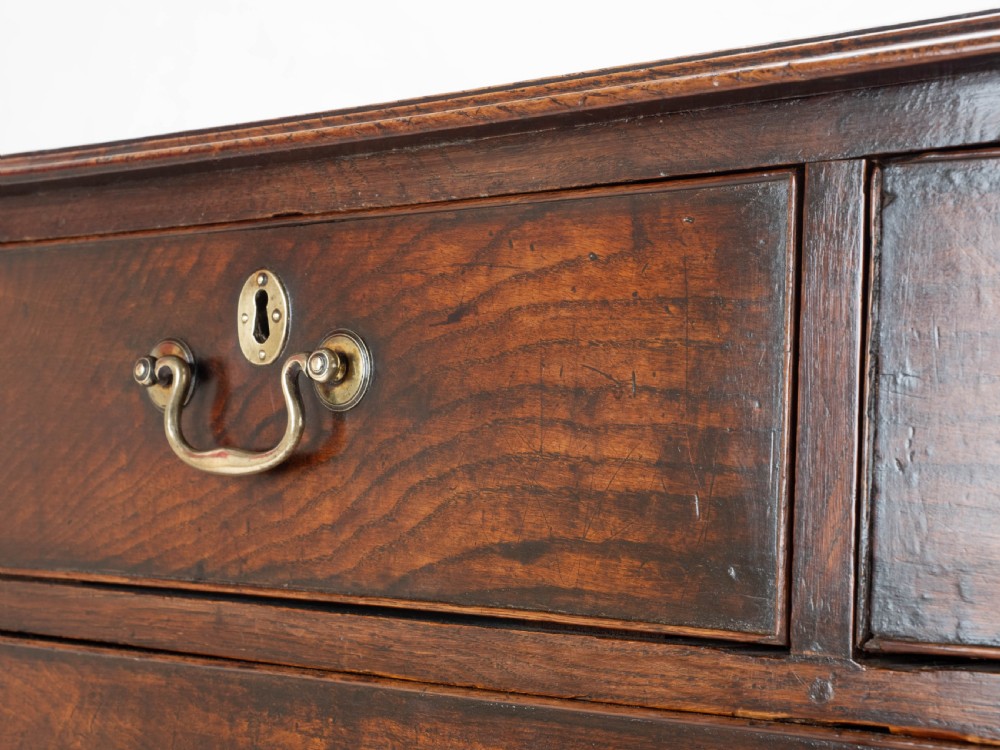 Elm Georgian Chest of Drawers C1760 (George III Country) View VII