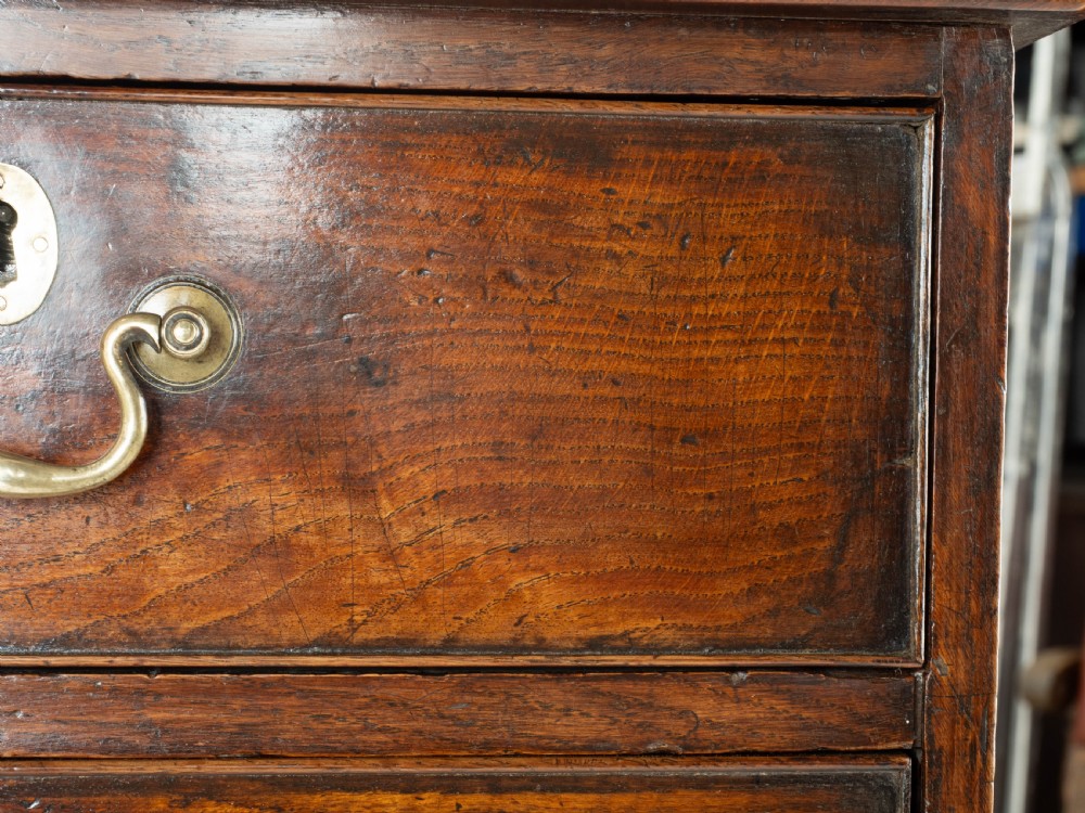 Elm Georgian Chest of Drawers C1760 (George III Country) View X