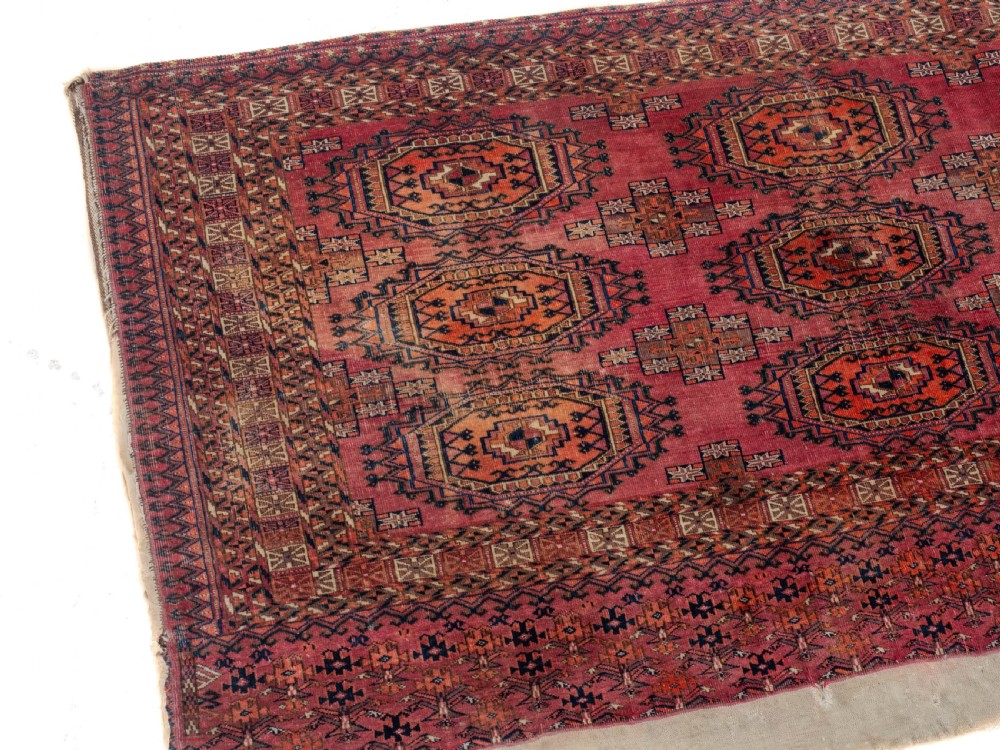 C.19th Pair of Tekke Chuvals Turkmen Rugs 3' x 5'1