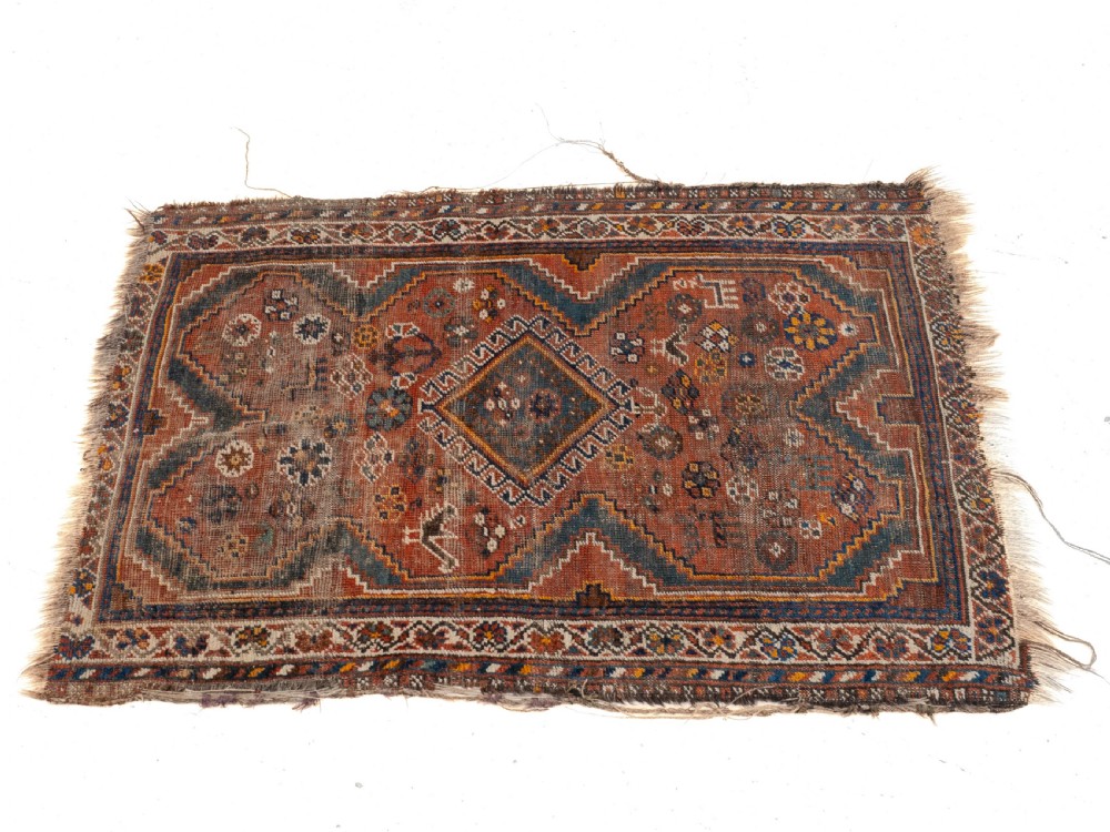 Antique Kazak Caucasian Rug Late C19th 4'2