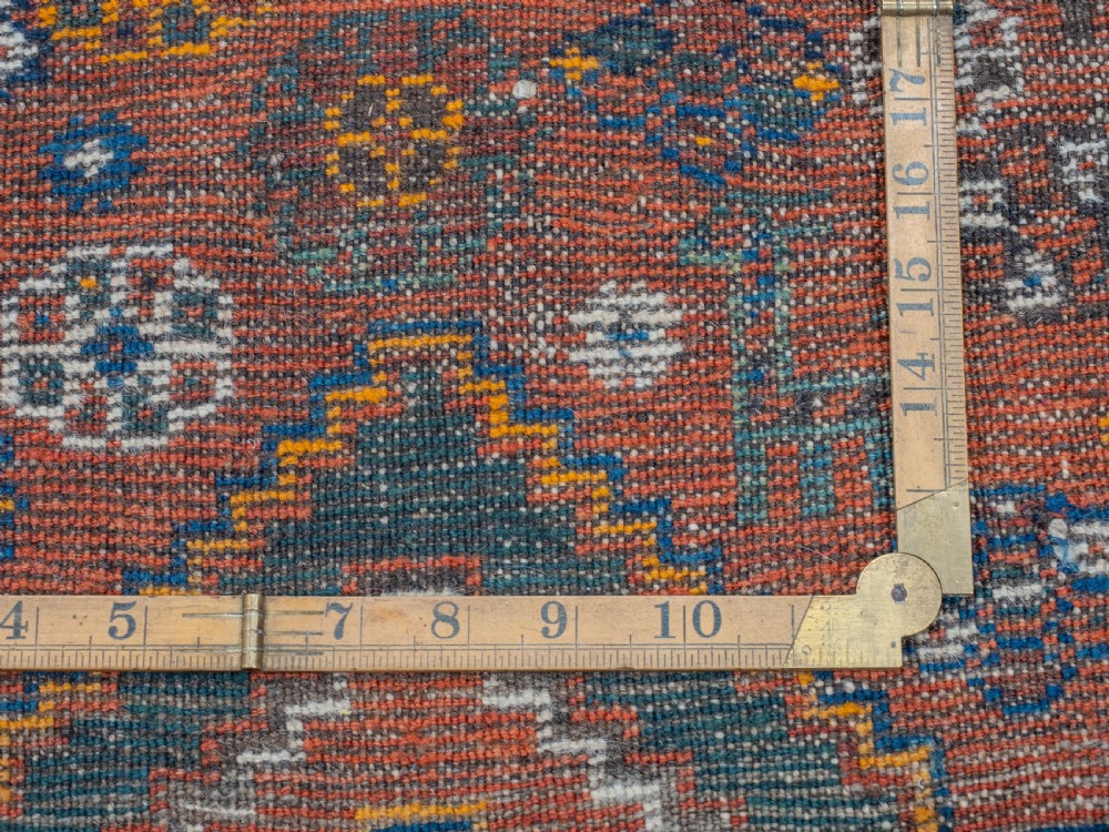 Antique Kazak Caucasian Rug Late C19th 4'2