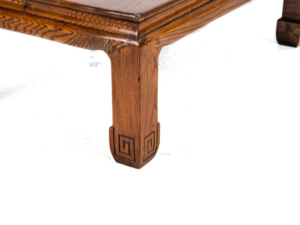 Chinese Elm Kang Table Early C20th (Low Coffee Opium Qing) View XV