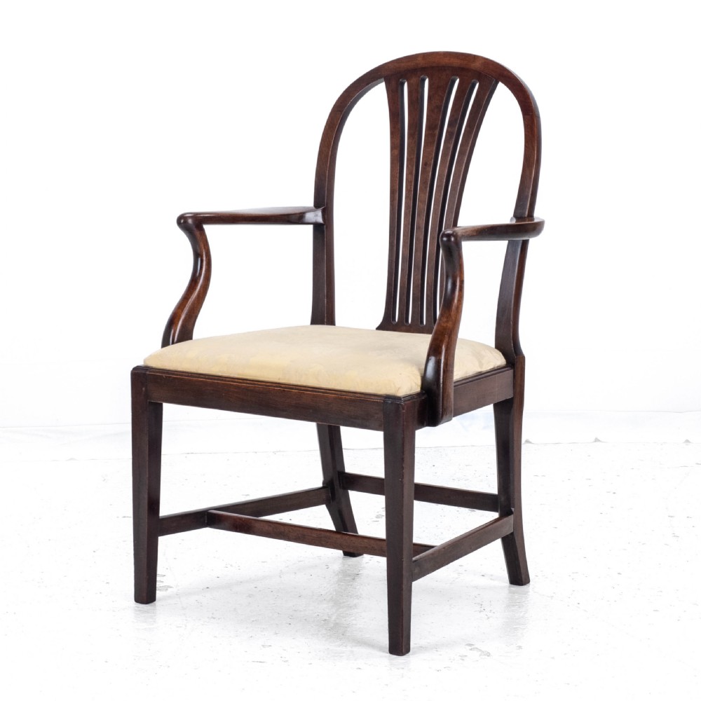Hepplewhite Mahogany Carver Armchair C1918 (George V Georgian Style) View III