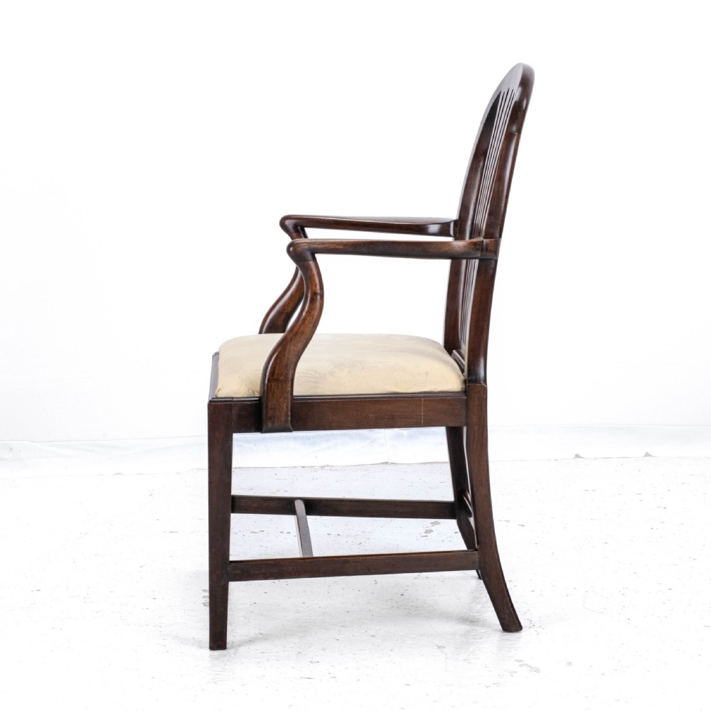 Hepplewhite Mahogany Carver Armchair C1918 (George V Georgian Style) View V