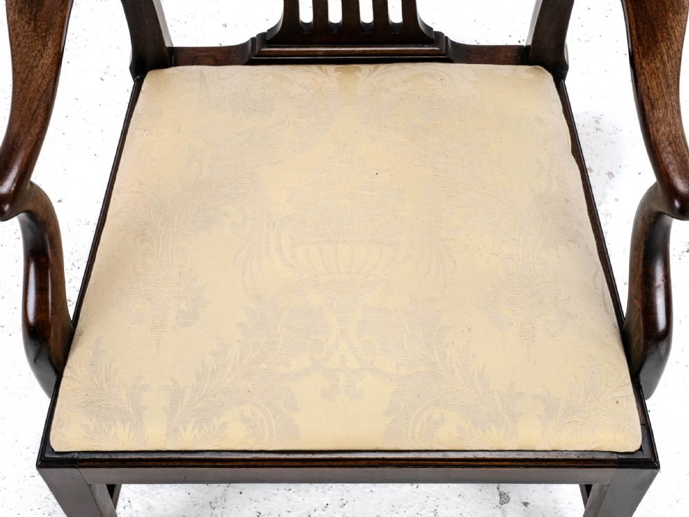 Hepplewhite Mahogany Carver Armchair C1918 (George V Georgian Style) View XVI