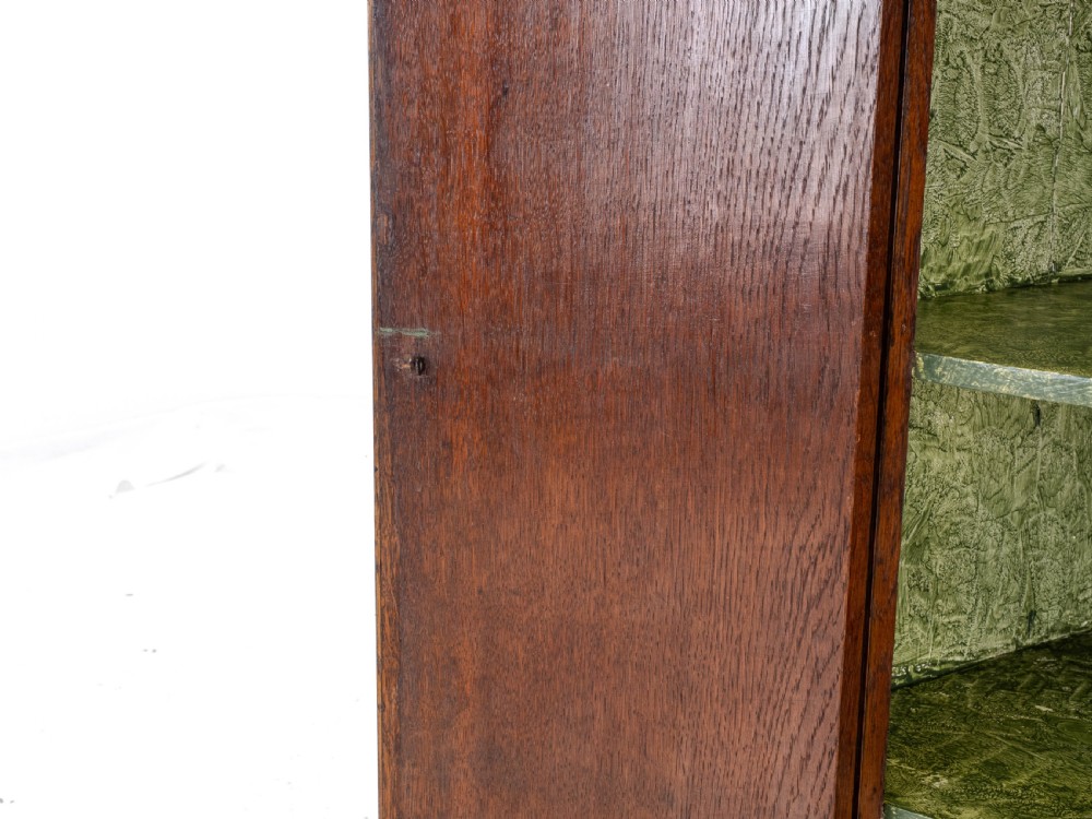 C.18th Georgian Oak Bow Front Corner Cabinet Wall Mounted (George III) View XVIII