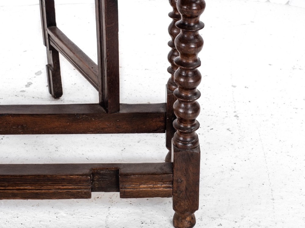 C17th & Later Oak Small Gateleg Dropleaf Table (Dining Occasional Breakfast) View XIII