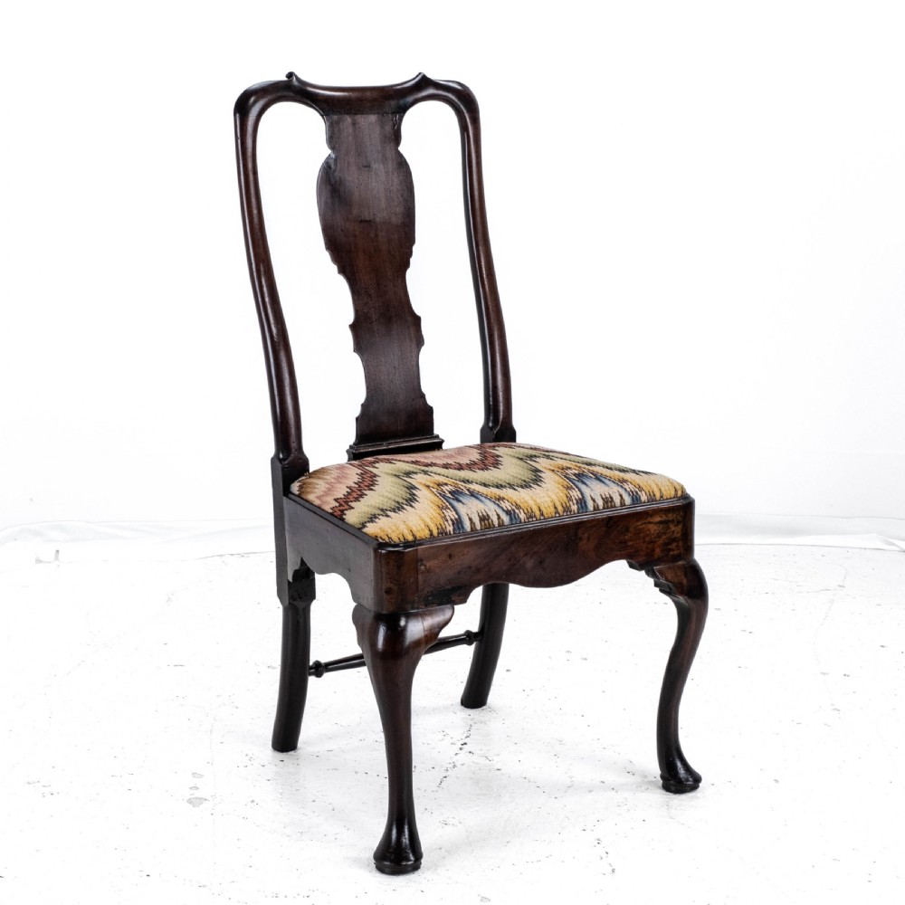 George II Mahogany Side/Dining Chair C1730 (Queen Anne Georgian Carved Cabriole Legs) View II