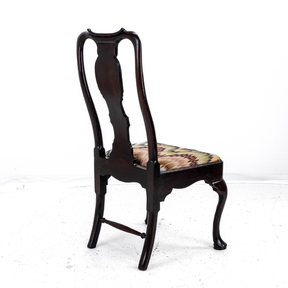 George II Mahogany Side/Dining Chair C1730 (Queen Anne Georgian Carved Cabriole Legs) View VI