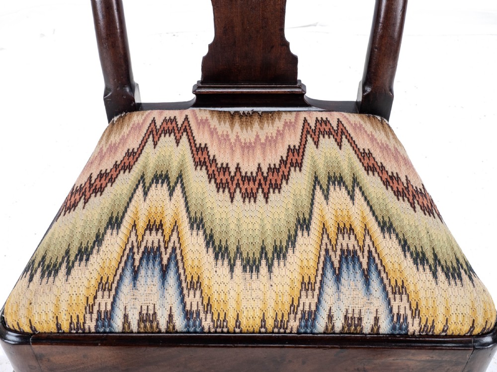 George II Mahogany Side/Dining Chair C1730 (Queen Anne Georgian Carved Cabriole Legs) View XIII