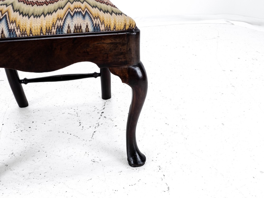 George II Mahogany Side/Dining Chair C1730 (Queen Anne Georgian Carved Cabriole Legs) View XV