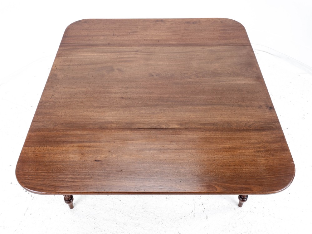 George IV Mahogany Pembroke Drop Leaf Breakfast Dining Table with Drawer C1820 (Georgian Regency) View XVII