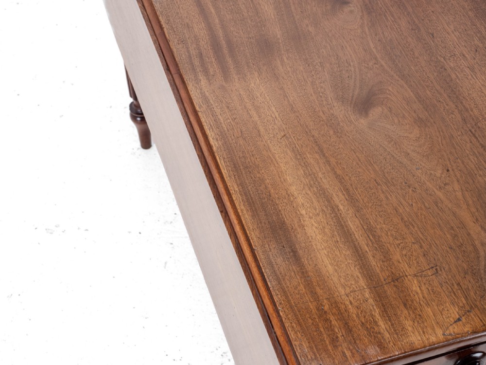 George IV Mahogany Pembroke Drop Leaf Breakfast Dining Table with Drawer C1820 (Georgian Regency) View XVIII
