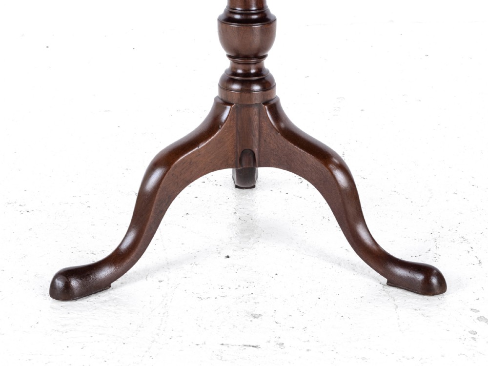 Georgian C18th Mahogany Birdcage Tripod Supper Table (George III) View X