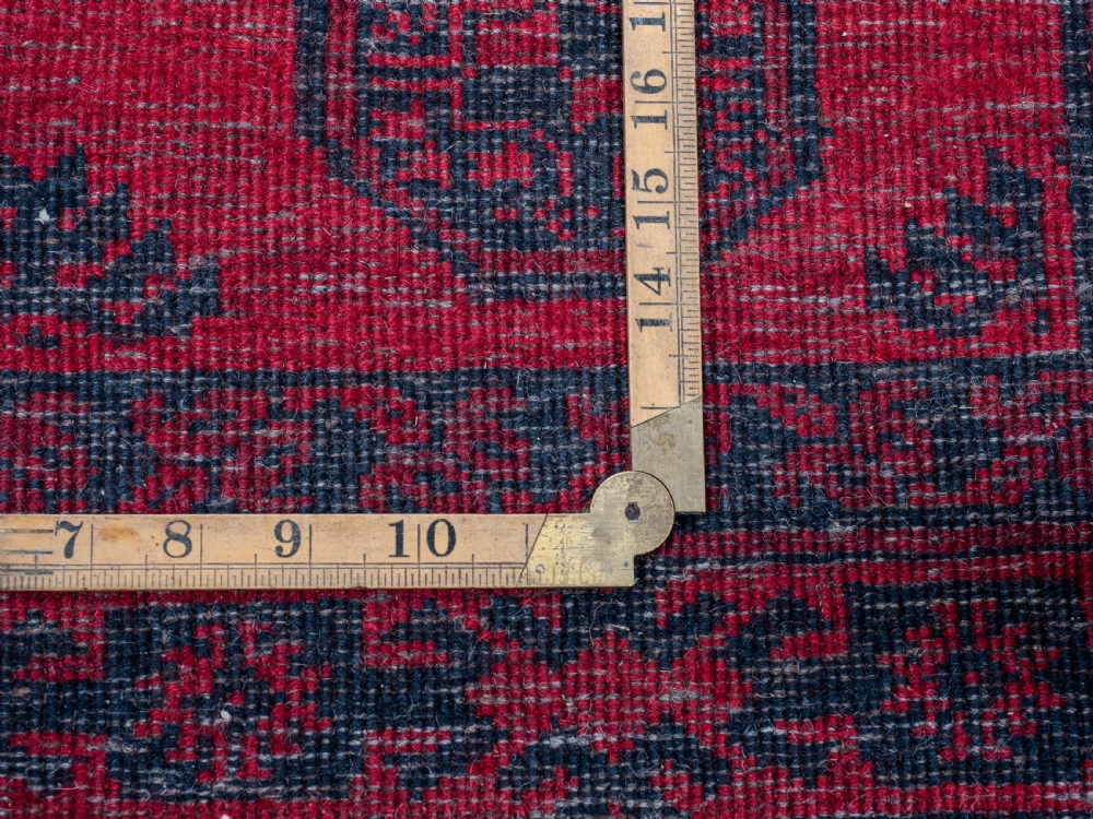 Afghan Turkmen Bokhara Tekke Rug C1930 6'2