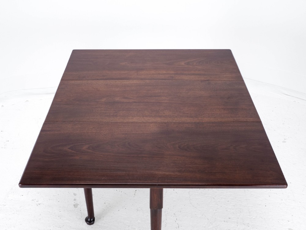 George I Pad Foot Mahogany Drop Leaf Gateleg Dining Table C1720 (Georgian) View VII