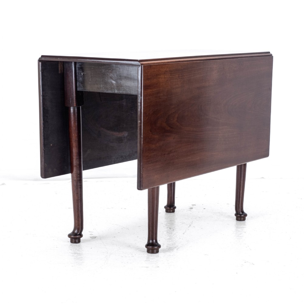 George I Pad Foot Mahogany Drop Leaf Gateleg Dining Table C1720 (Georgian) View XI