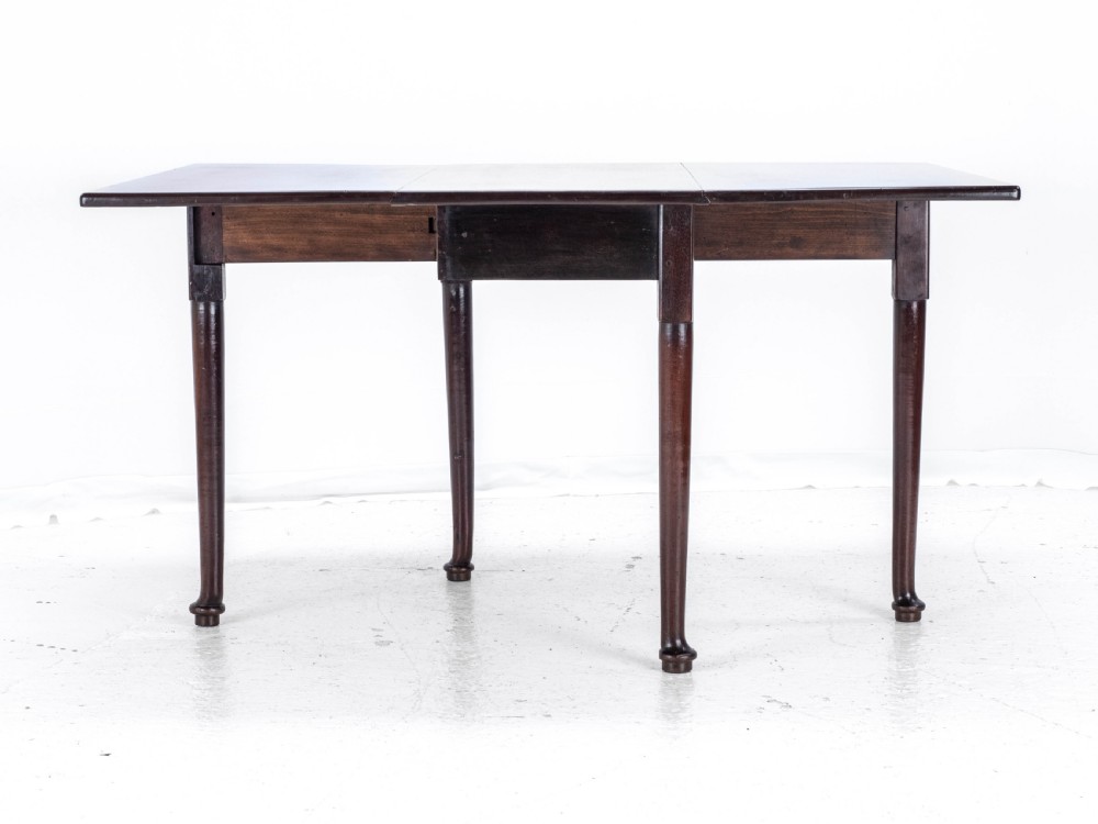 George I Pad Foot Mahogany Drop Leaf Gateleg Dining Table C1720 (Georgian) View XII