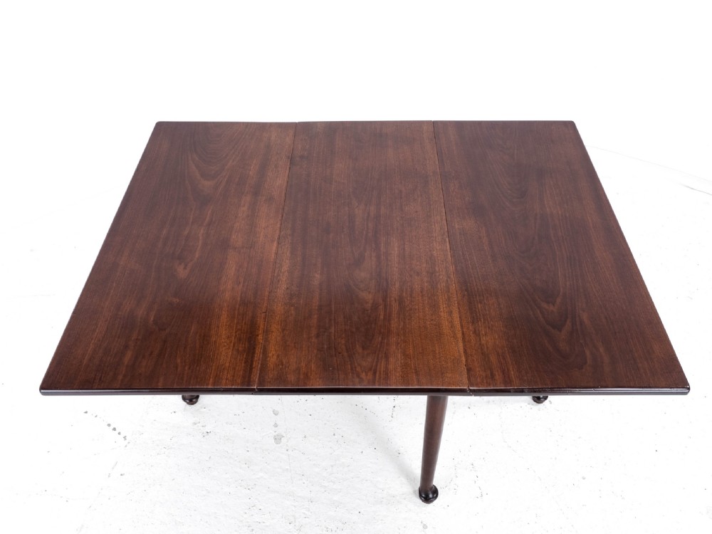 George I Pad Foot Mahogany Drop Leaf Gateleg Dining Table C1720 (Georgian) View XIV