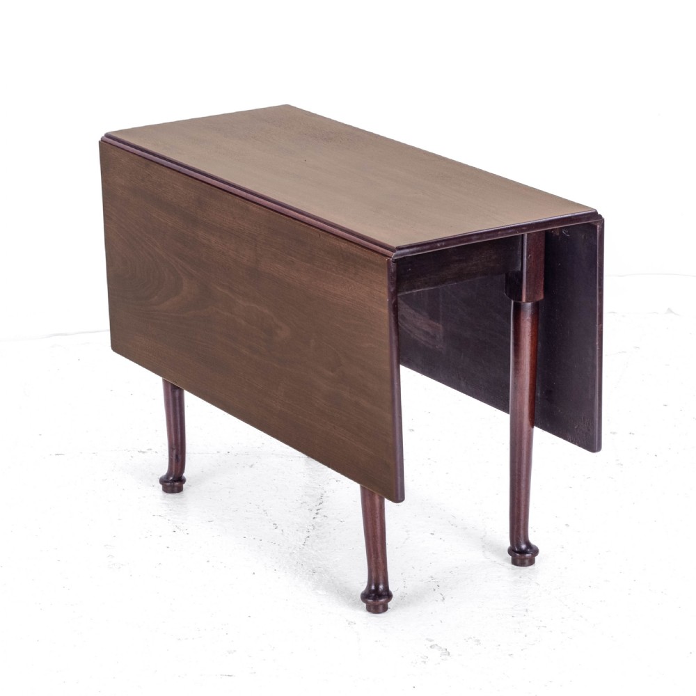 George I Pad Foot Mahogany Drop Leaf Gateleg Dining Table C1720 (Georgian) View XV