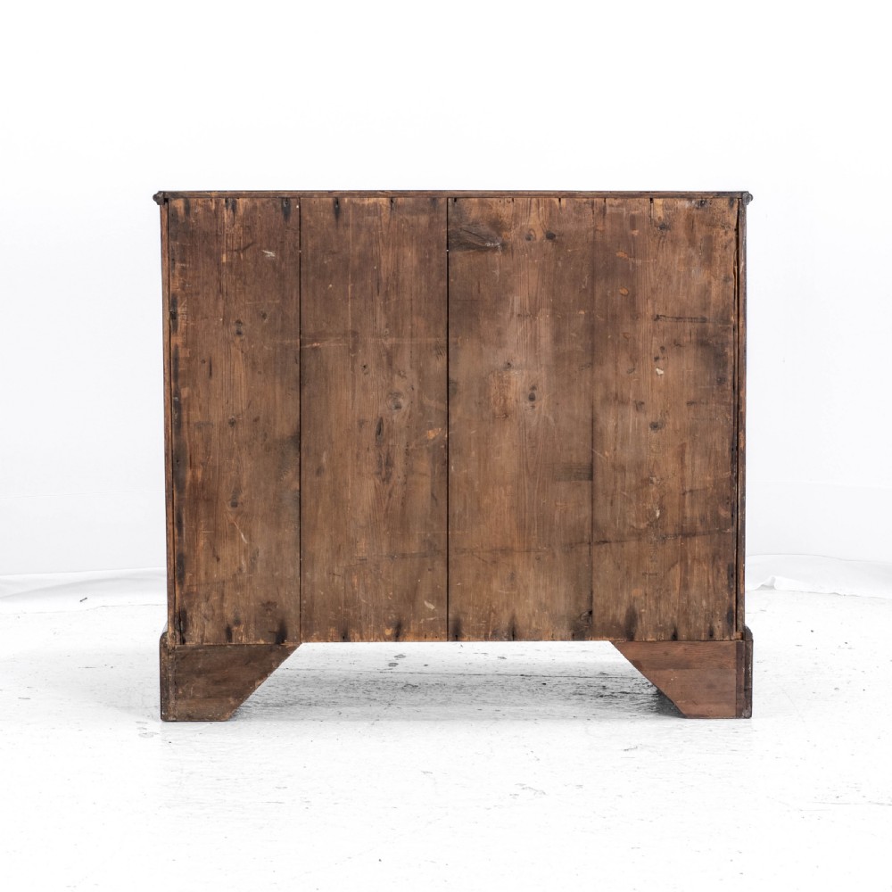 Georgian Bachelors Chest of Drawers Mahogany, Oak Lined, 3rd Quarter C.18th (George III) View XVII