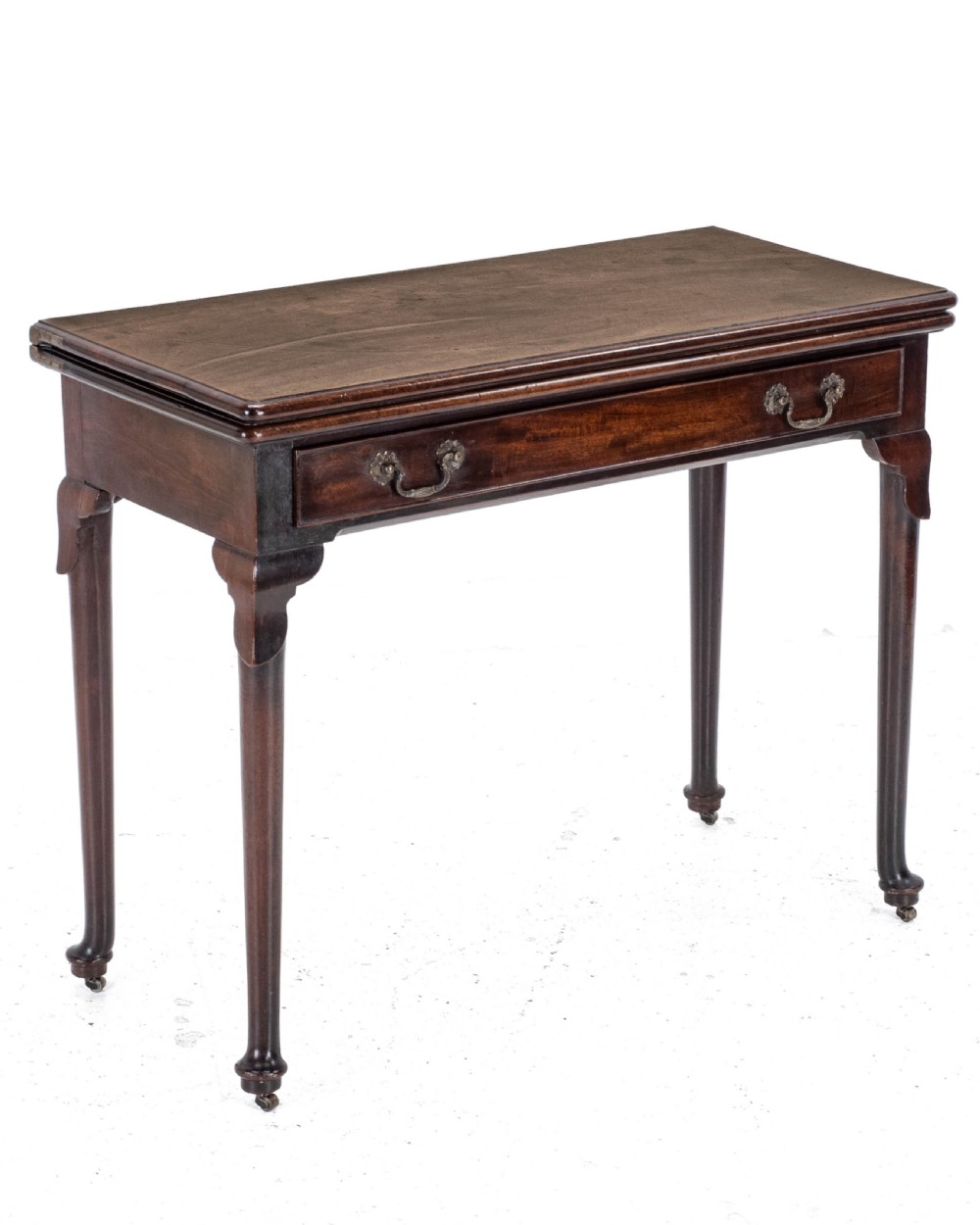George II Mahogany Console Card/Games Table with Drawer C1750 (Georgian)