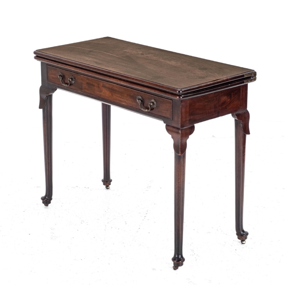 George II Mahogany Console Card/Games Table with Drawer C1750 (Georgian) View IX