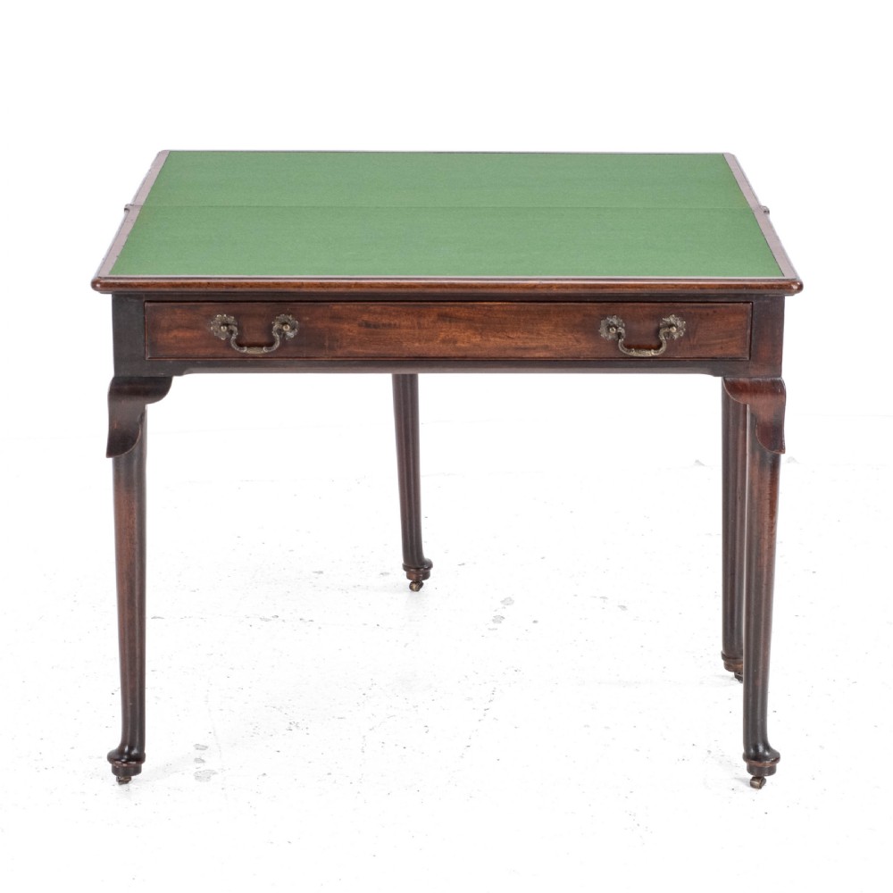 George II Mahogany Console Card/Games Table with Drawer C1750 (Georgian) View XII