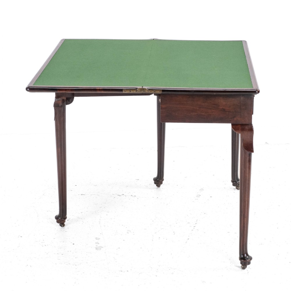 George II Mahogany Console Card/Games Table with Drawer C1750 (Georgian) View XIII