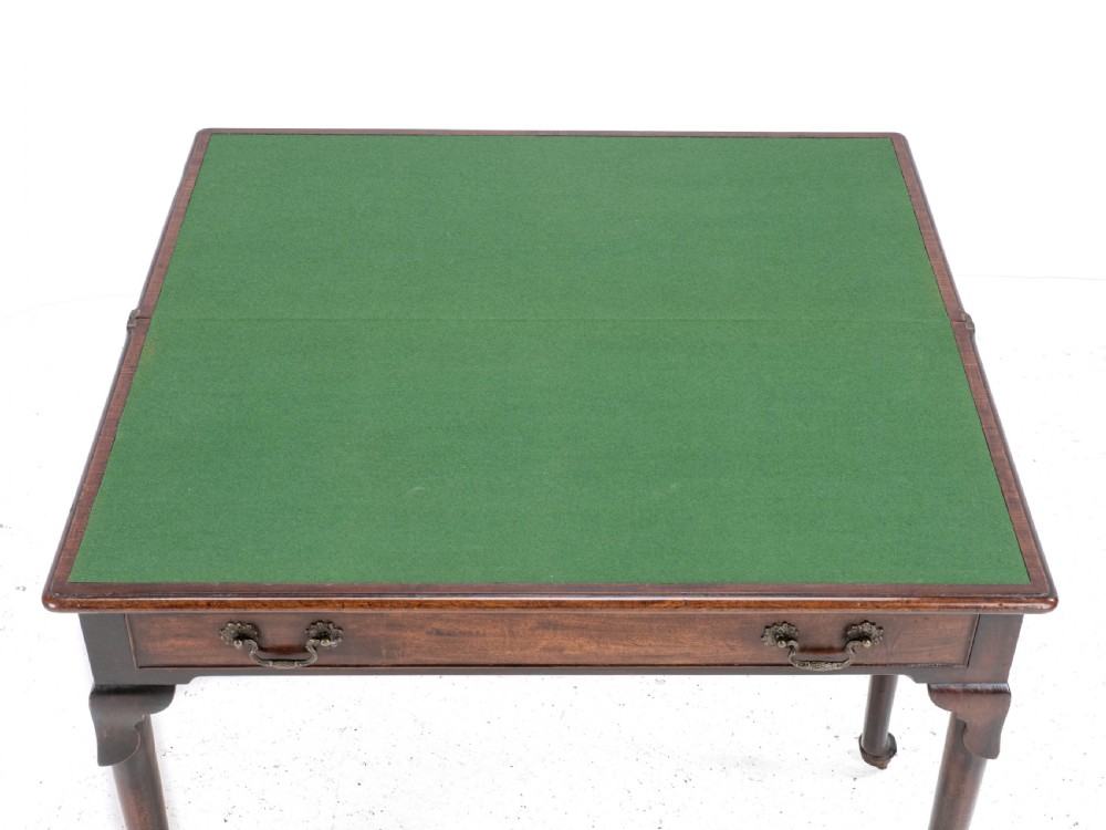 George II Mahogany Console Card/Games Table with Drawer C1750 (Georgian) View XIV