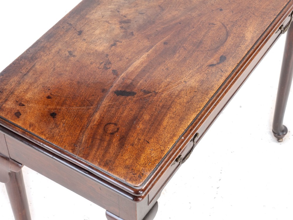 George II Mahogany Console Card/Games Table with Drawer C1750 (Georgian) View XIX
