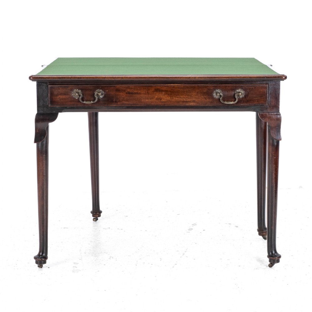 George II Mahogany Console Card/Games Table with Drawer C1750 (Georgian) View XXI
