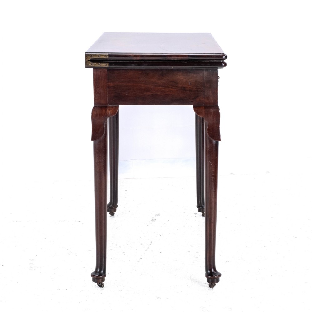 George II Mahogany Console Card/Games Table with Drawer C1750 (Georgian) View XXIV