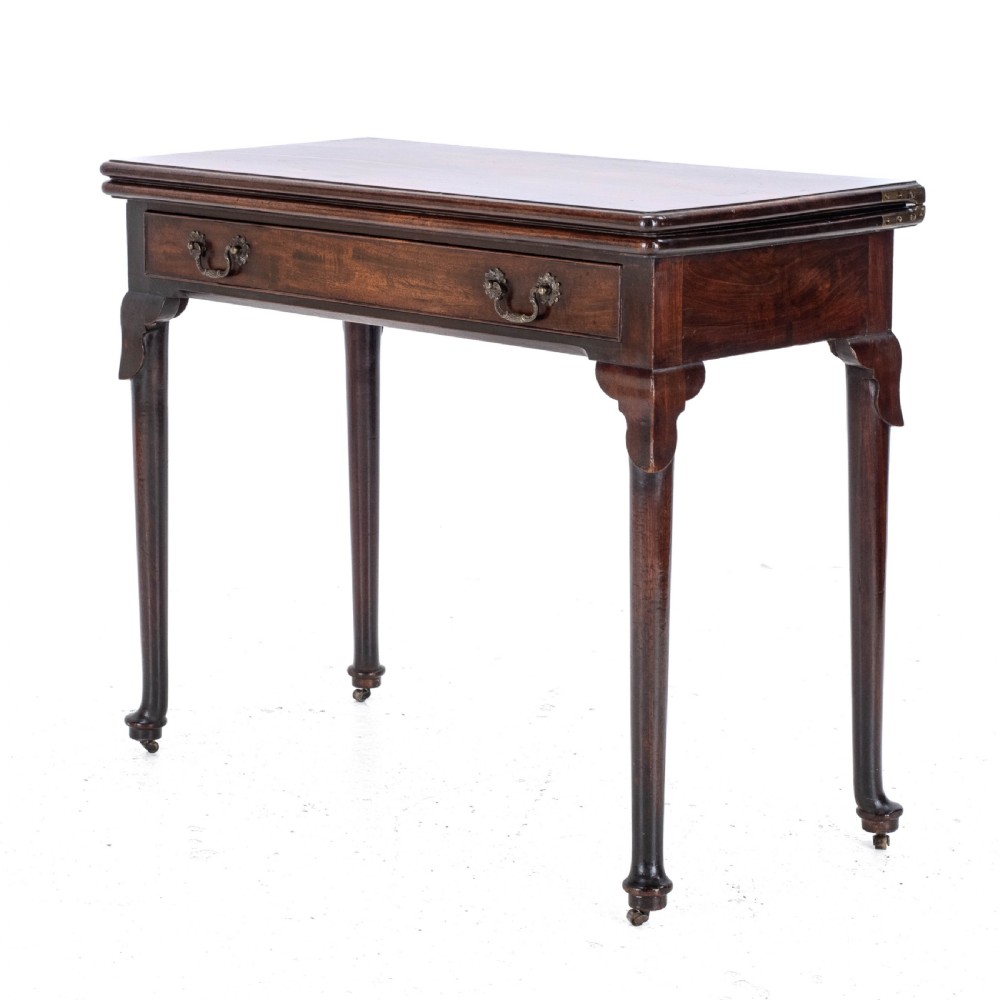 George II Mahogany Console Card/Games Table with Drawer C1750 (Georgian) View XXVII
